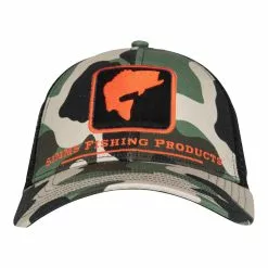 Simms Verkaufsshop -Simms Verkaufsshop 531716 simms bass icon trucker cap kappe woodland camo vorderseite