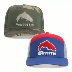 Simms 7-Panel Brown Trout Trucker Cap Kappe