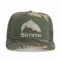 Simms Verkaufsshop -Simms Verkaufsshop 533318 simms brown trout 7 panel cap olive